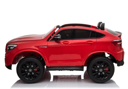 Carro elétrico infantil Mercedes GLC 63S QLS vermelho