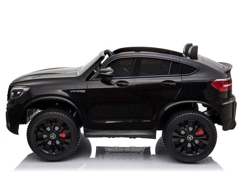 Carro elétrico infantil Mercedes GLC 63S QLS preto pintado