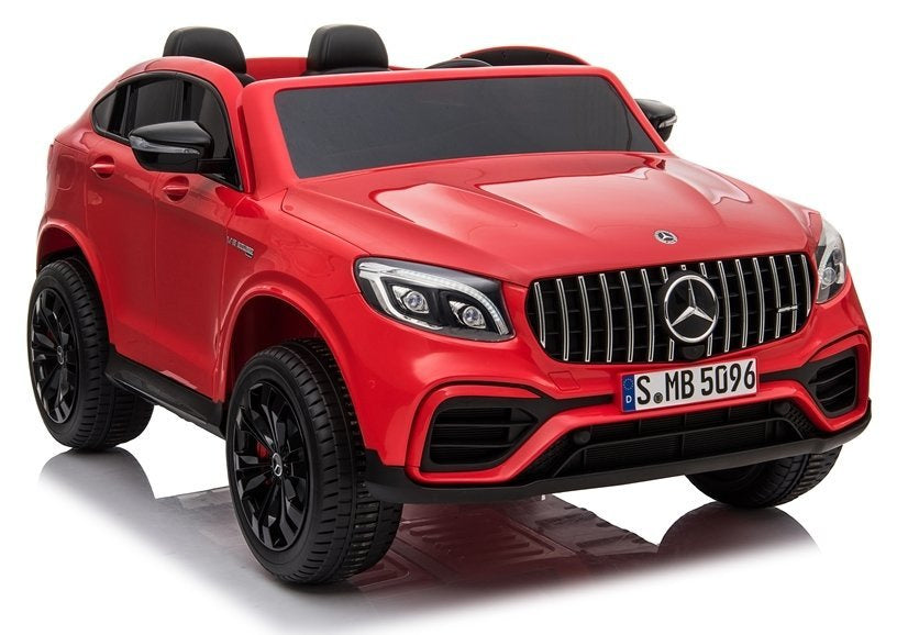 Carro elétrico infantil Mercedes GLC 63S QLS vermelho pintado