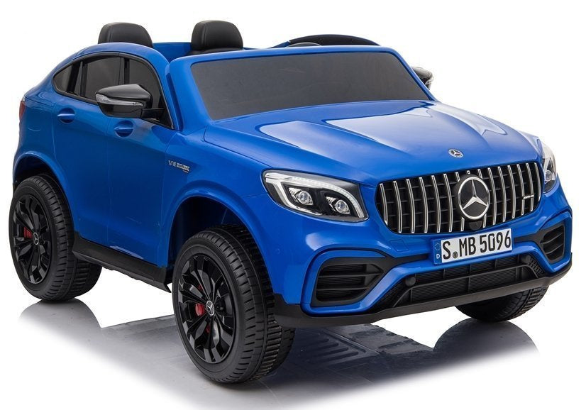 Carro elétrico infantil Mercedes GLC 63S azul pintado