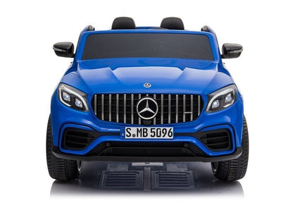 Carro elétrico infantil Mercedes GLC 63S azul pintado