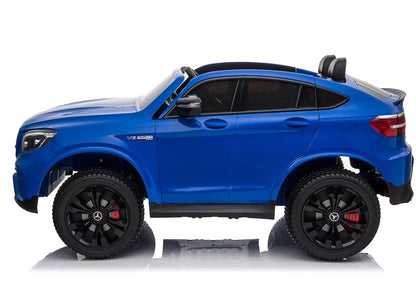 Carro elétrico infantil Mercedes GLC 63S azul pintado