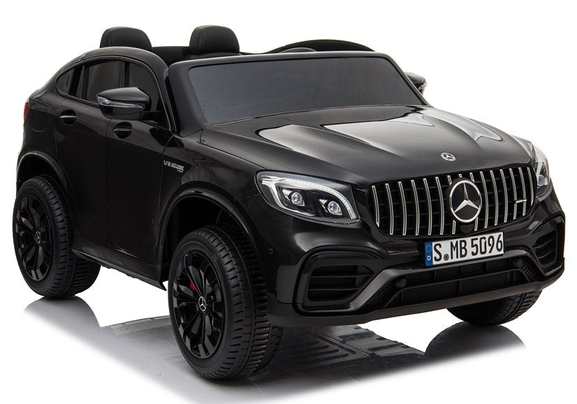 Carro elétrico infantil Mercedes GLC 63S QLS MP4 preto pintado