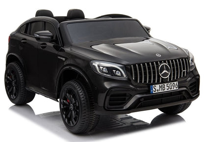 Carro elétrico infantil Mercedes GLC 63S QLS MP4 preto pintado