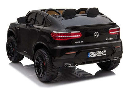 Carro elétrico infantil Mercedes GLC 63S QLS MP4 preto pintado