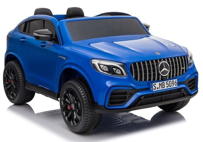 Carro elétrico infantil Mercedes GLC 63S QLS MP4 azul pintado