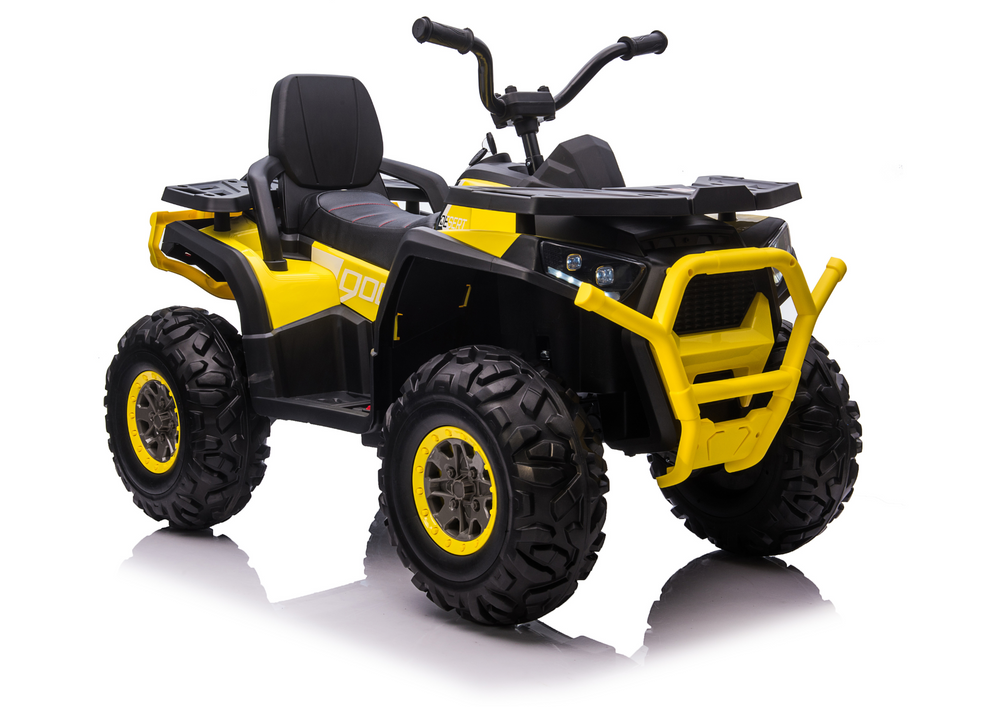 Quadriciclo elétrico infantil XMX607 amarelo