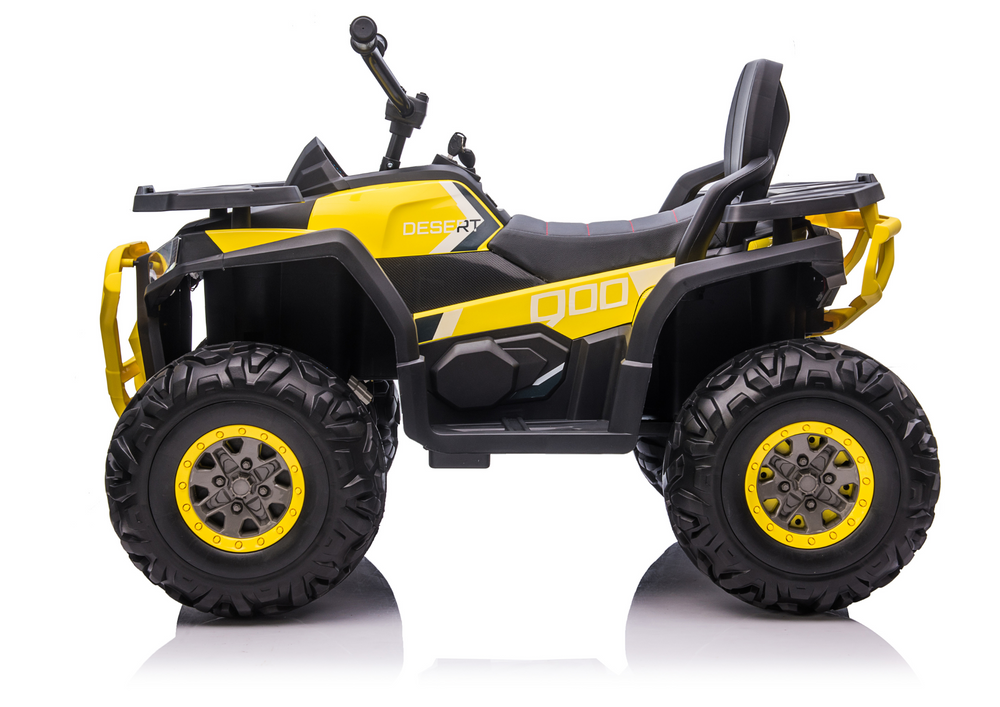 Quadriciclo elétrico infantil XMX607 amarelo
