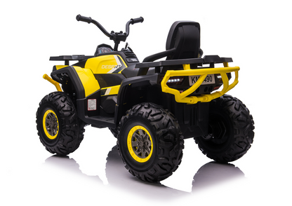 Quadriciclo elétrico infantil XMX607 amarelo