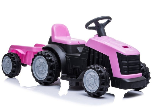 Trator elétrico infantil TR1908T rosa