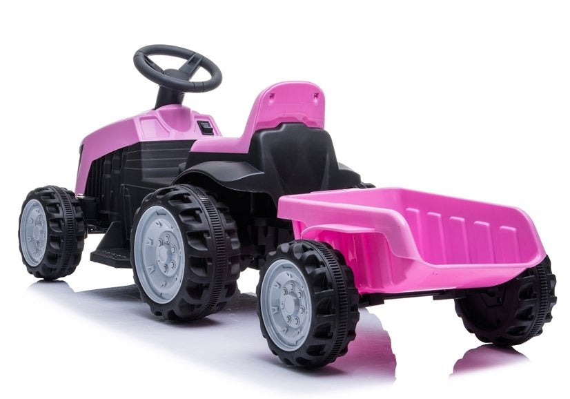 Trator elétrico infantil TR1908T rosa
