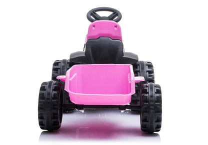 Trator elétrico infantil TR1908T rosa