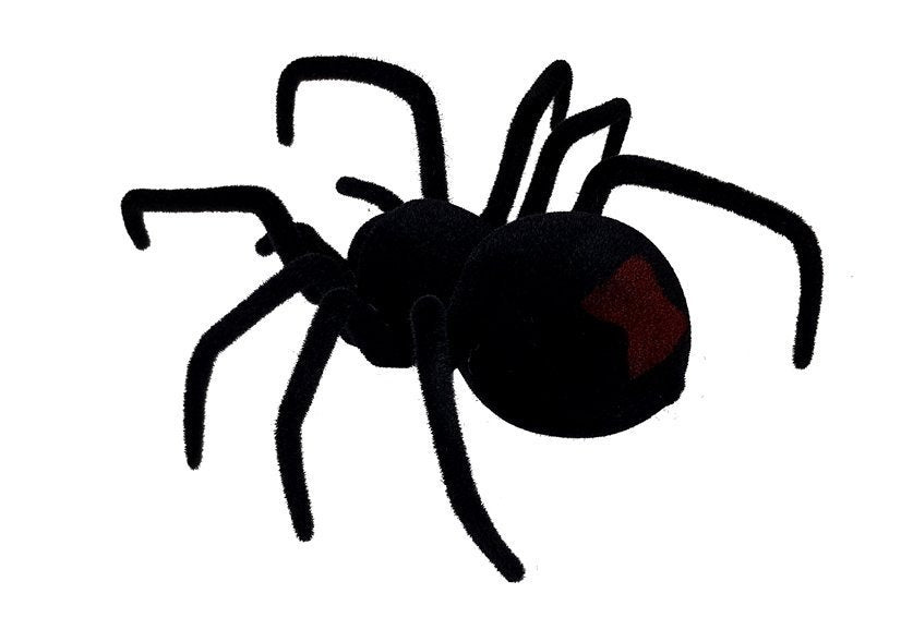 Aranha telecomandada Black Widow preta