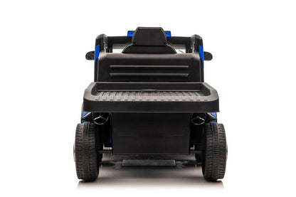 Camião elétrico infantil Mercedes XMX622B reboque azul-marinho LCD