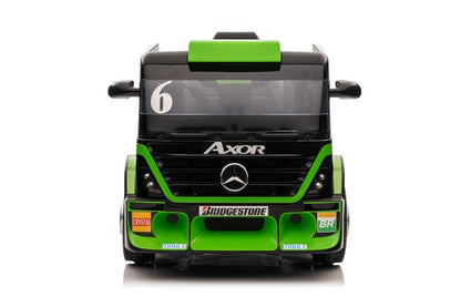 Carro elétrico infantil Mercedes XMX622B verde LCD
