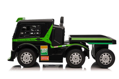 Carro elétrico infantil Mercedes XMX622B verde LCD