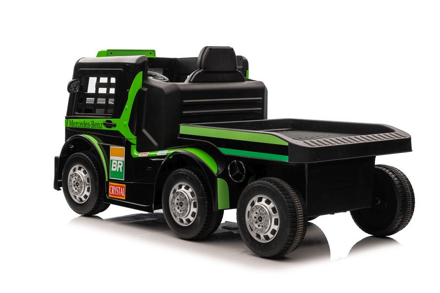 Carro elétrico infantil Mercedes XMX622B verde LCD