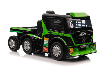 Carro elétrico infantil Mercedes XMX622B verde LCD