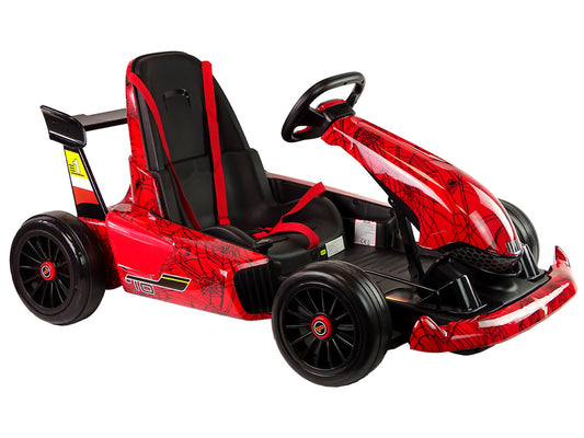 Kart elétrico infantil Spider XMX619 vermelho pintado