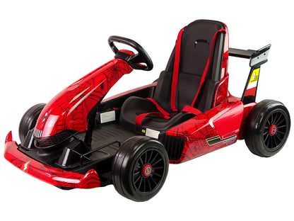 Kart elétrico infantil Spider XMX619 vermelho pintado