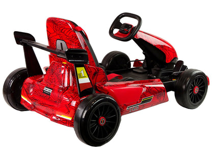 Kart elétrico infantil Spider XMX619 vermelho pintado