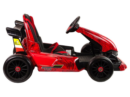 Kart elétrico infantil Spider XMX619 vermelho pintado