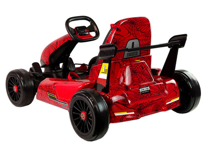 Kart elétrico infantil Spider XMX619 vermelho pintado