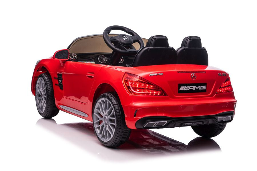 Carro elétrico infantil Mercedes SL65 S vermelho lacado LCD