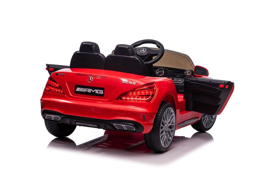Carro elétrico infantil Mercedes SL65 S vermelho lacado LCD