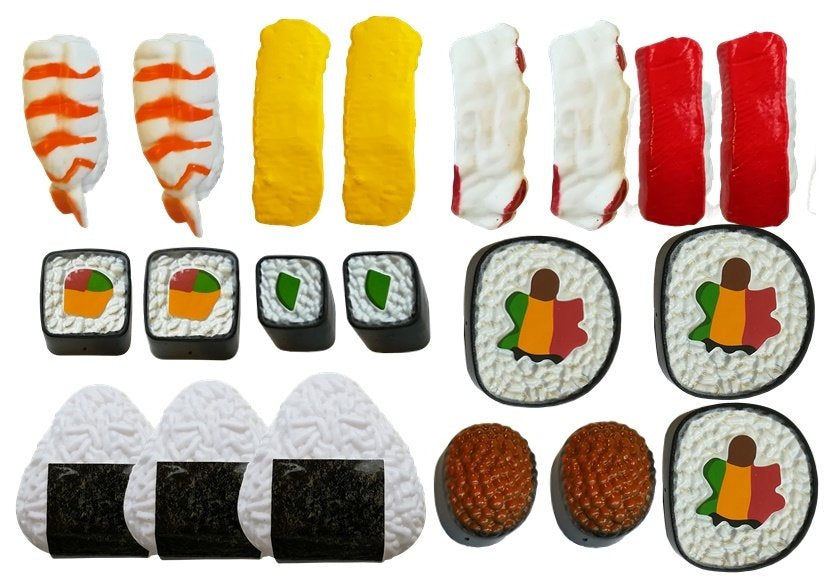 Conjunto de sushi infantil com talheres