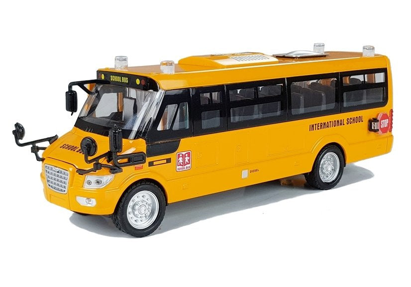 Autocarro escolar metálico com fricção die-cast