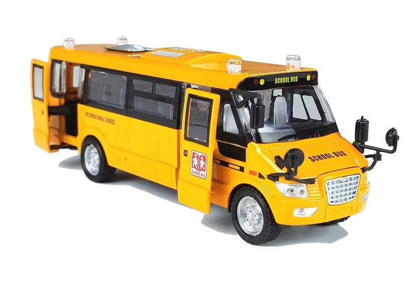 Autocarro escolar metálico com fricção die-cast