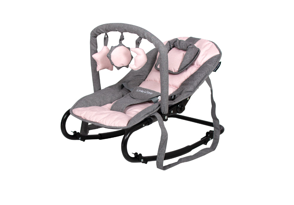 Espreguiçadeira Starwing Gray Pink Little World