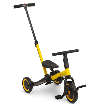 Bicicleta 4 em 1 com Pushbar Gio Yellow Billy