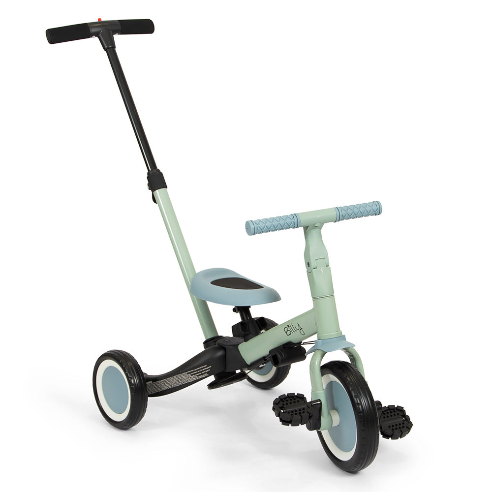 Bicicleta 4 em 1 com Pushbar Gio Blue Green Billy