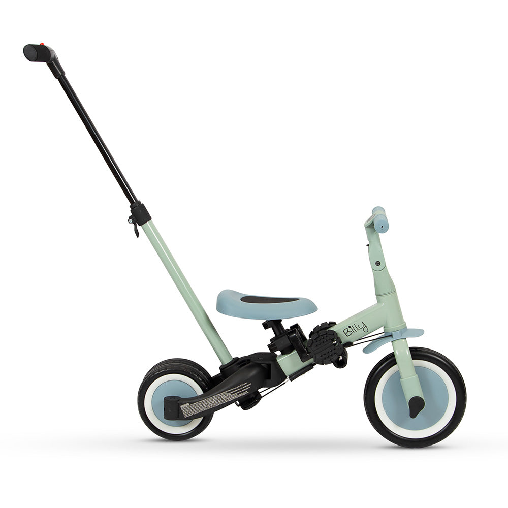 Bicicleta 4 em 1 com Pushbar Gio Blue Green Billy