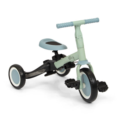 Bicicleta 4 em 1 com Pushbar Gio Blue Green Billy