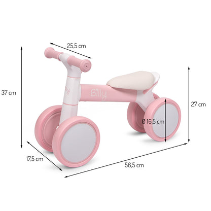 Bicicleta de equilíbrio Pina Pink - White Billy