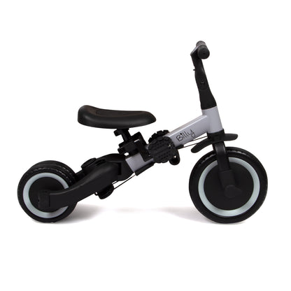 Bicicleta 4 em 1 com Pushbar Gio Black Gray Billy