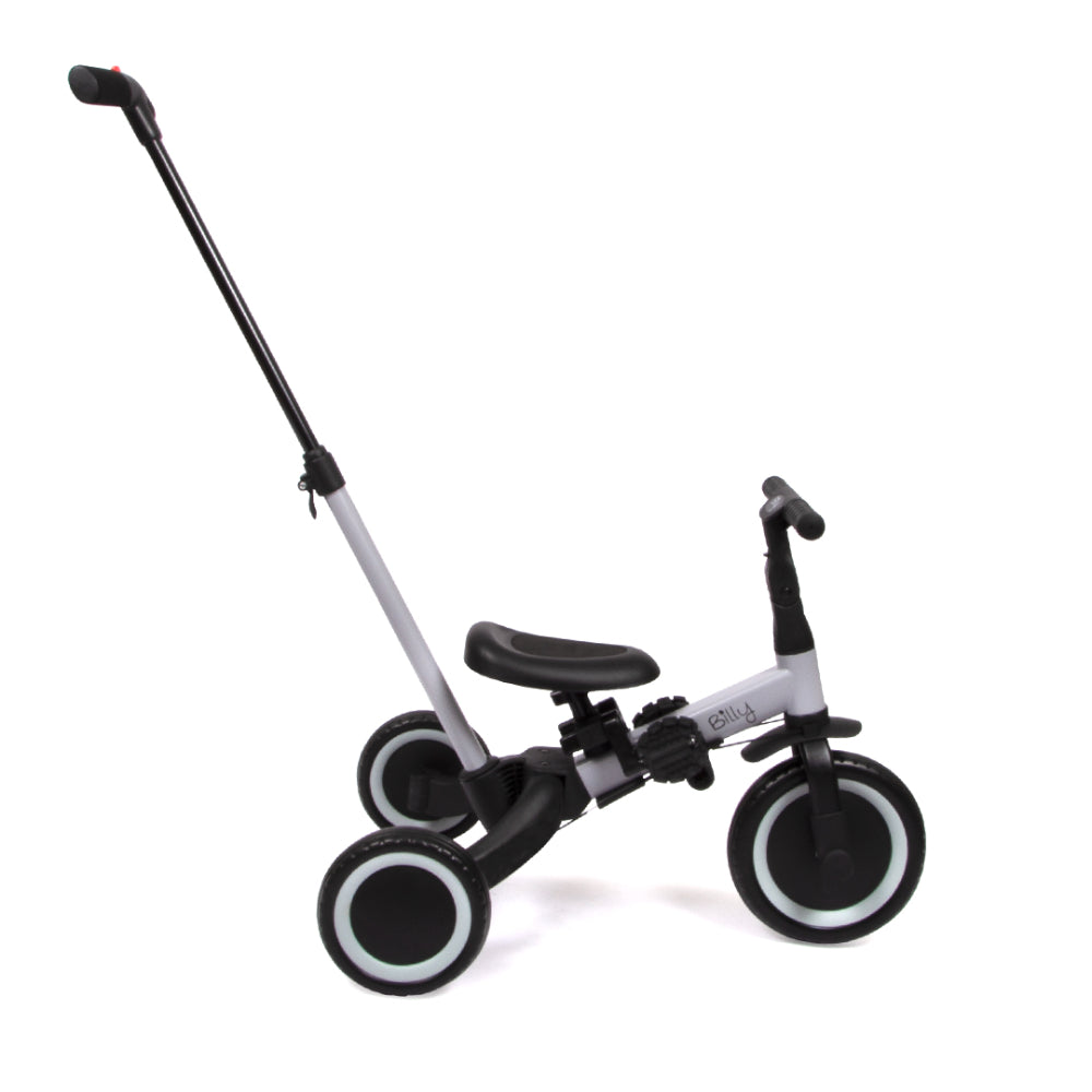 Bicicleta 4 em 1 com Pushbar Gio Black Gray Billy