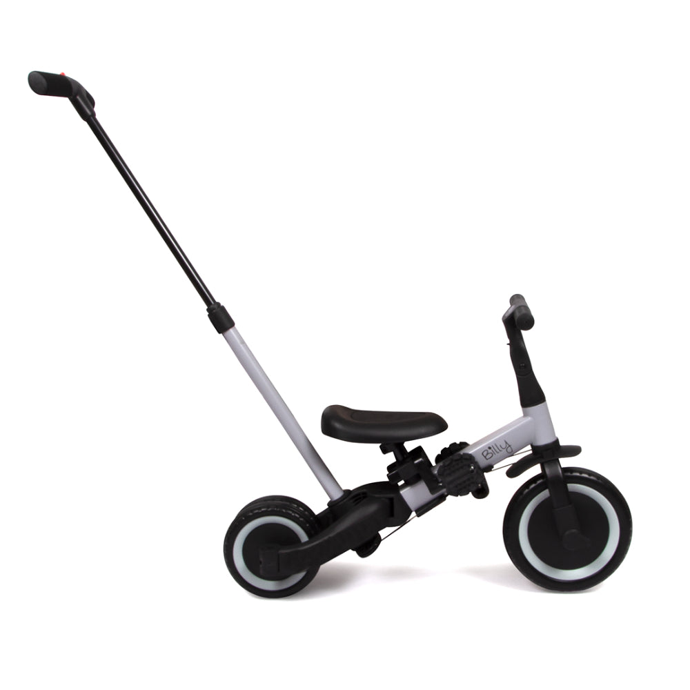 Bicicleta 4 em 1 com Pushbar Gio Black Gray Billy