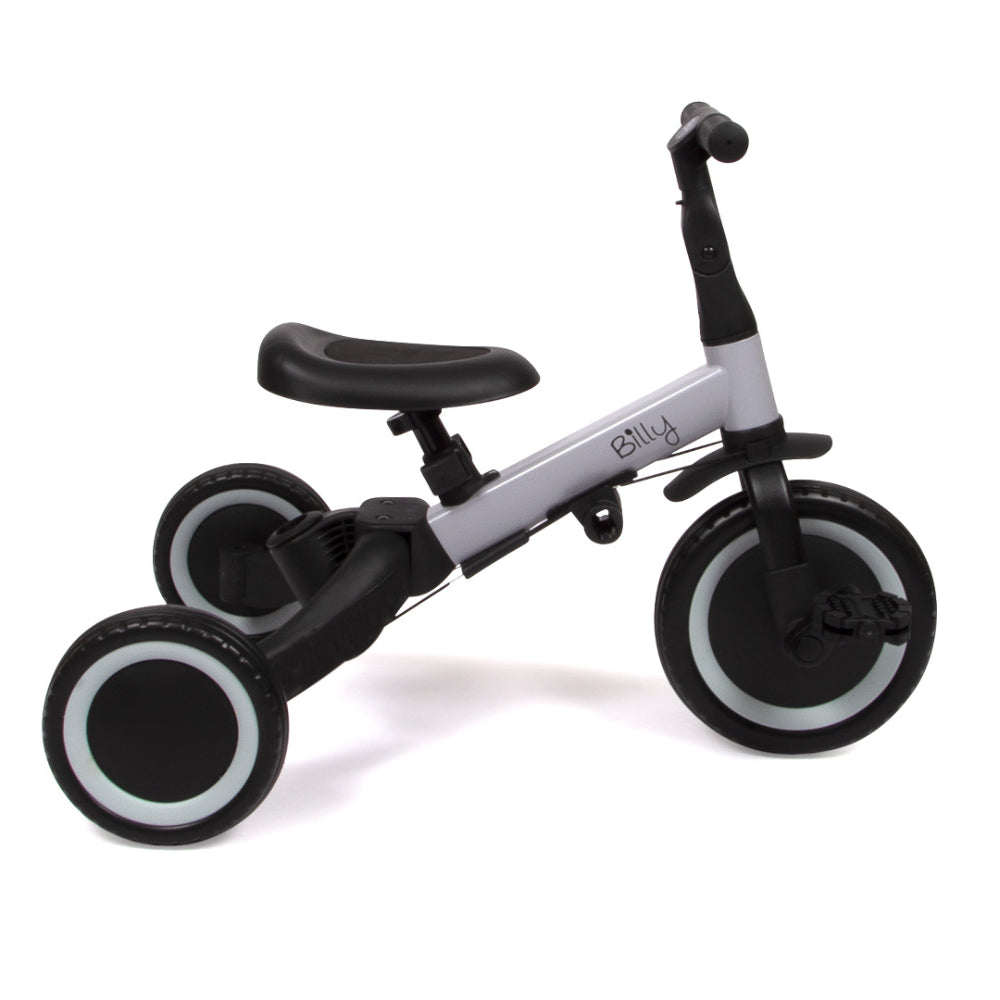 Bicicleta 4 em 1 com Pushbar Gio Black Gray Billy