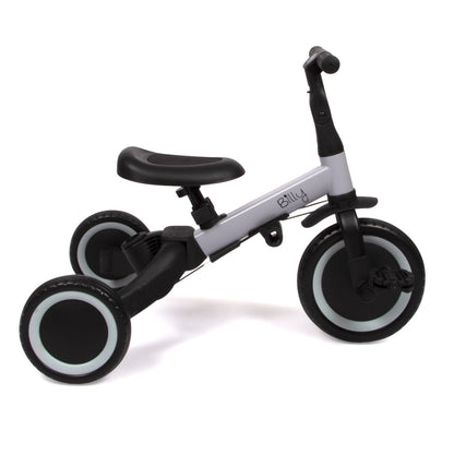 Bicicleta 4 em 1 com Pushbar Gio Black Gray Billy