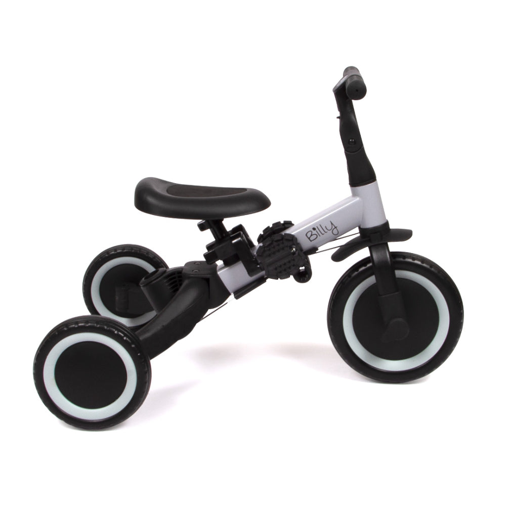 Bicicleta 4 em 1 com Pushbar Gio Black Gray Billy