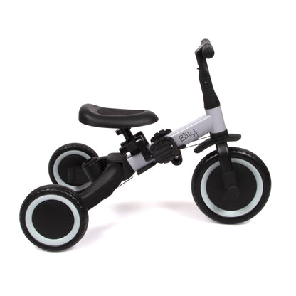 Bicicleta 4 em 1 com Pushbar Gio Black Gray Billy