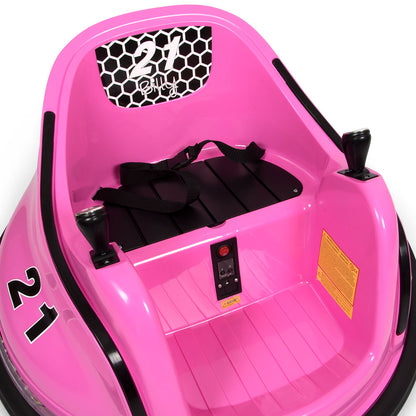Carro elétrico com para-choques 360° Pera Pink Billy