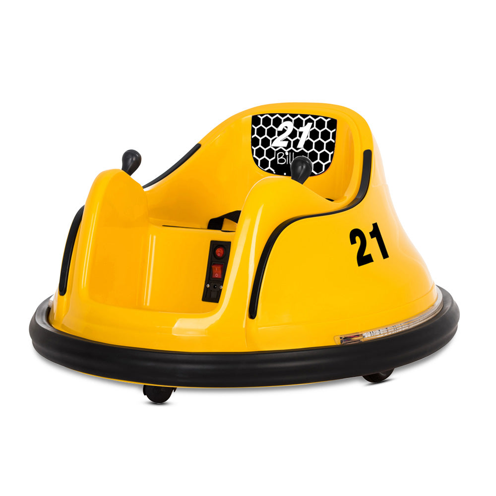 Carro elétrico com pára-choques 360° Pera Yellow Billy