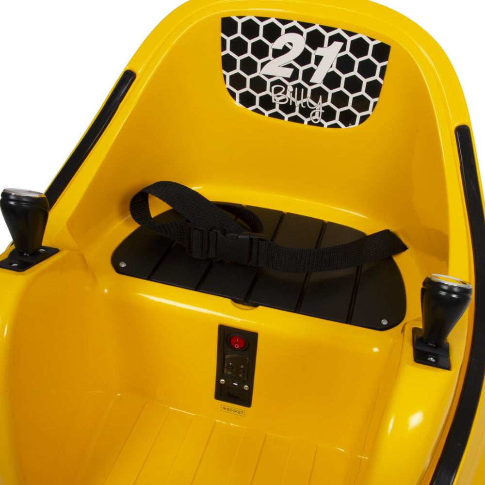 Carro elétrico com pára-choques 360° Pera Yellow Billy