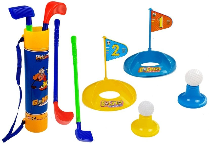 Conjunto golfe infantil para 2 jogadores