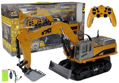 Escavadora telecomandada 2.4G com luz RC